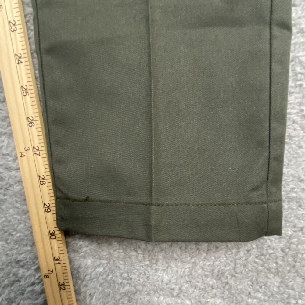 Dickies Pants 30x30 Green Slim Fit Tapered Leg‎ Flex Twill NWT - Picture 10 of 15
